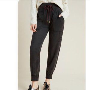 Anthropologie XS Petite Black Joggers NWT